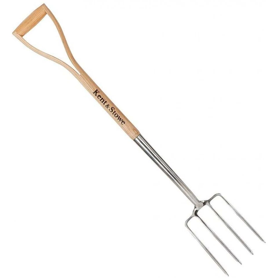 Kent & Stowe Stainless Steel Digging Fork - Image 1 of 1