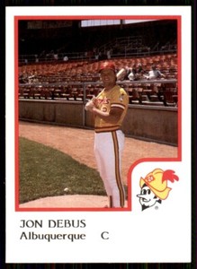 1986 ProCards Albuquerque Dukes John Debus Albuquerque Dukes #5
