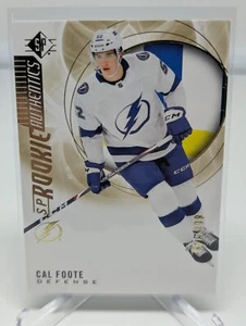 2020-21 Upper Deck SP Retail Rookie Authentics Gold #115 Cal Foote #'d 057/999 - Bild 1 von 2