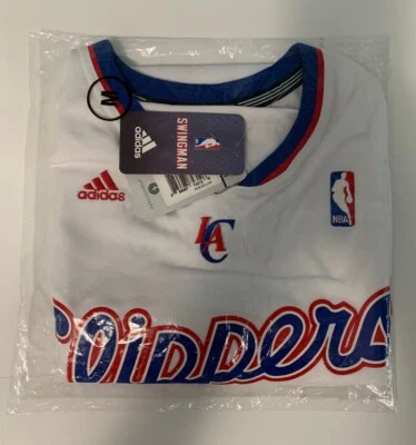 NBA 阿迪达斯洛杉矶快船男爵戴维斯 #5 Swingman 中号 + 2 长球衣 — 第 1/4 张图片