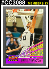 1993 Stadium Club #13 David Robinsoncc3088