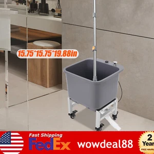 Portable Floor Mop Sink Large Capacity Mop Bucket Freestanding Utility Mop Sink - Picture 1 of 14