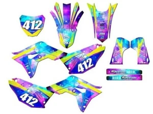 2019-2021 CRF 250 R SPACE KADET Galaxy Senge Graphics Kit Compatible with Honda - Picture 1 of 10