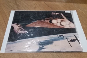 Star Wars vintage Lobby/poster Card - Star Wars deathstar 25.5cm x 20.5cm - Picture 1 of 4