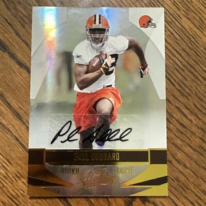 2008 Playoff Absolute Memorabilia Paul Hubbard RC Auto 66/91 Cleveland Browns - Picture 1 of 2
