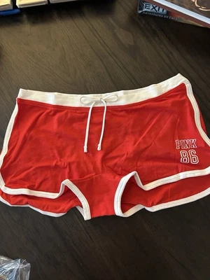 Victoria Secret Logo ROSA Nuevo Estilo Niño Panty Corto Talla Pequeña Nuevo Con Etiquetas Foto 1 de 2