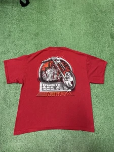 Vintage Y2K Orange County Choppers Shirt Men’s Size XL Red Motorcycle Flames VTG - Picture 1 of 9