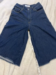 Damen Schaft Capri Jeans Made In Florence Italy Seide Stretch Größe 26/40 EU Größe - Bild 1 von 14