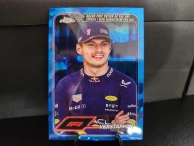 2024 Topps Chrome Formula 1 Sapphire Max Verstappen #160 F1 Red Bull - Image 1 of 2