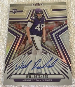 2024 Rookies & Stars Will Reichard Auto RC /499 Minnesota Vikings Longevity - Picture 1 of 4