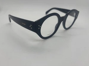 NEW CELINE CL50123I 001 Black Round Eyeglasses 48-23-140mm Comes w/Full Set - Picture 1 of 6