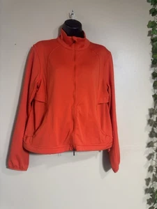 Lululemon belüftende UV-Schutz Laufjacke Größe 8 orange SLRO - Bild 1 von 5
