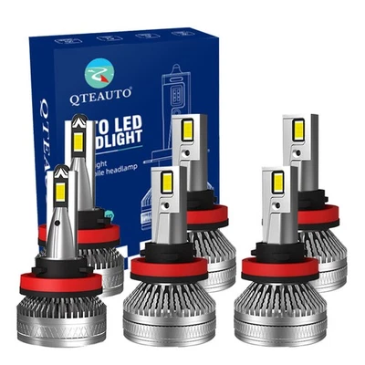 H8/H9/H11 LED High Beam Low Beam Fog Light 6000K IP68 For 2012-2017 Buick Verano - Image 1 of 4