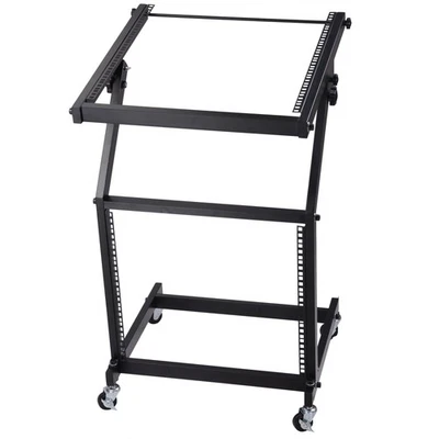 9U DJ Mixer Stand Rack Mount Stage Cart Music Equipment Studio Party Show - Image 1 of 4