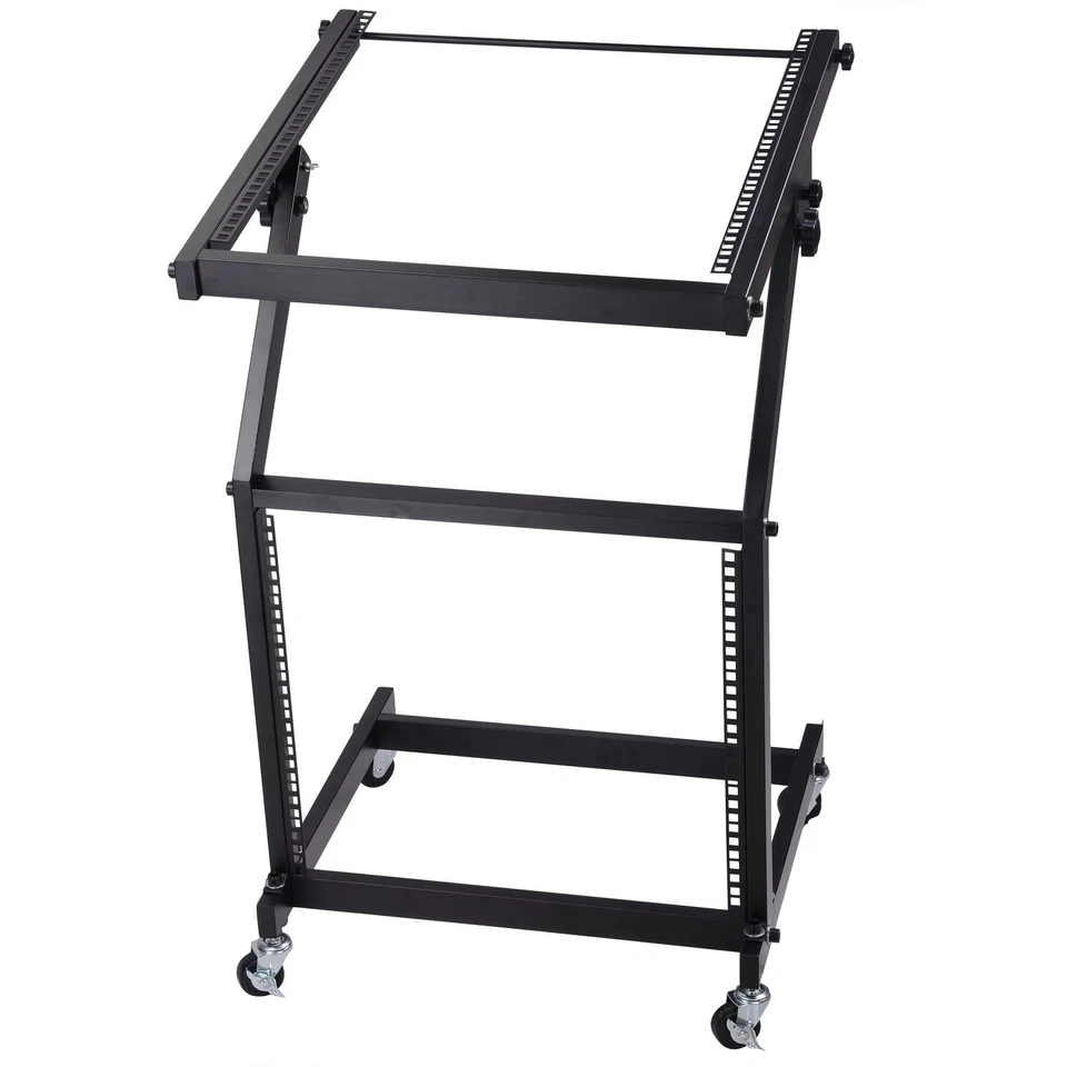 9U DJ Mixer Stand Rack Mount Stage Cart Music Equipment Studio Party Show - Image 1 of 4