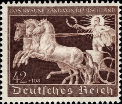 Alemanha Scott #B173 Estado perfeito-H 1940 'Carruagem' - Imagem 1 de 2