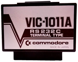 COMMODORE VC-20 / VIC-20 -- RS232C TERMINAL TYPE INTERFACE (COMMODORE VIC-1011A) - Bild 1 von 5