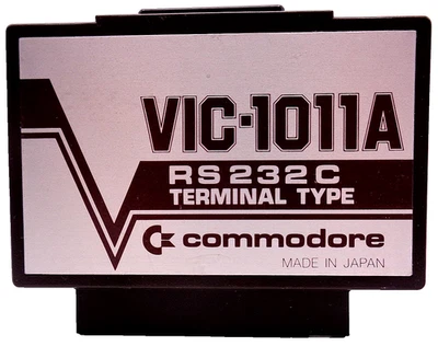 COMMODORE VC-20 / VIC-20 -- RS232C TERMINAL TYPE INTERFACE (COMMODORE VIC-1011A) - Bild 1 von 4