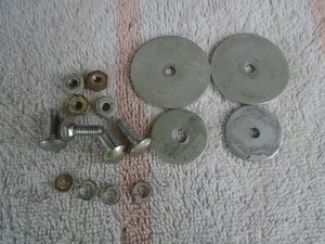 VINTAGE 1960's ROGERS CLEVELAND ERA COLLET PLATE MOUNTING HARDWARE-VG! - Picture 1 of 2