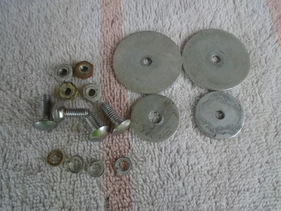 VINTAGE 1960's ROGERS CLEVELAND ERA COLLET PLATE MOUNTING HARDWARE-VG! - Image 1 of 2