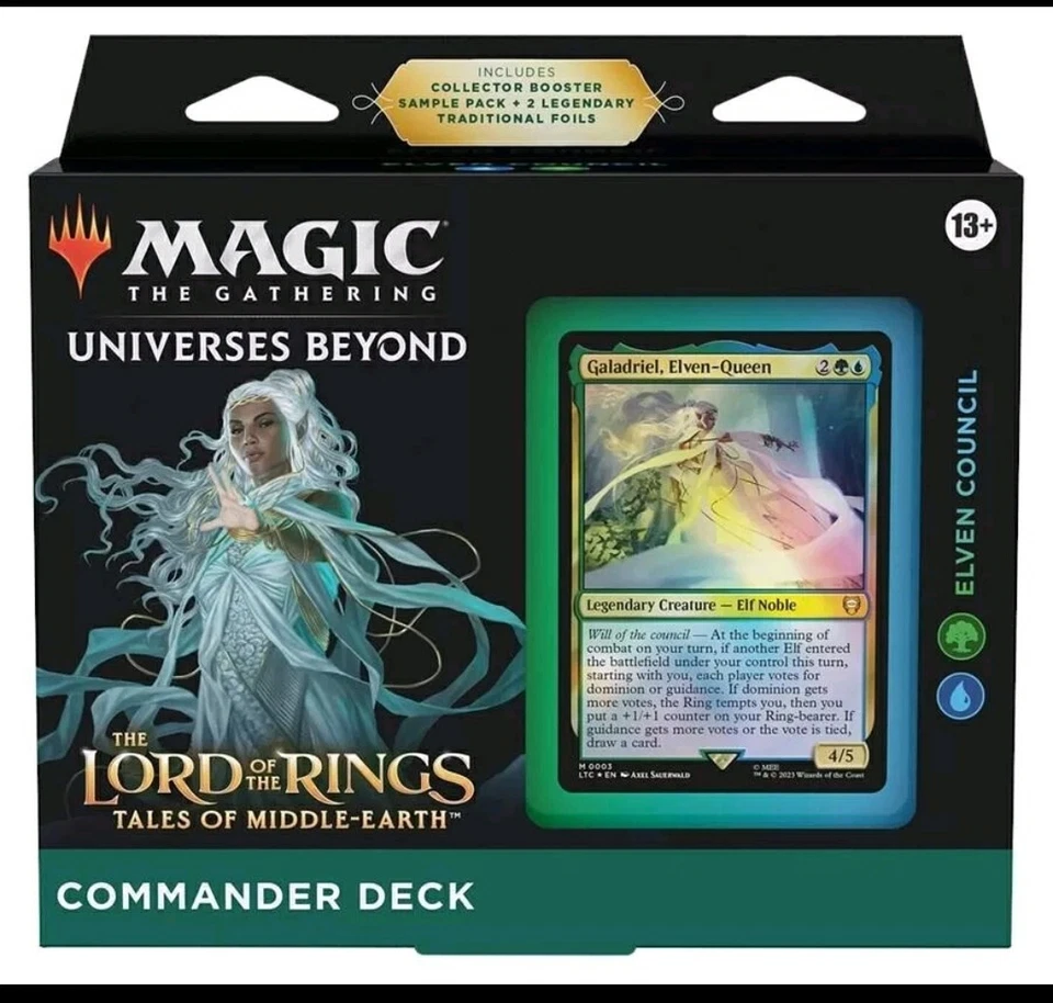 MTG Elven Council Commander Deck Lord of the Rings Tales Of Middle Earth Magic - Image 1 of 1