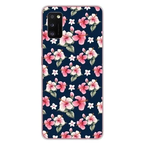 Coque en silicone imprimée compatible Samsung Galaxy A31 Hibiscus Vintage - Photo 1 sur 6