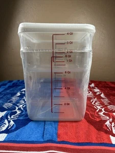rubbermaid food storage containers set 4qt & 8 Qt Professional Plus - Picture 1 of 5