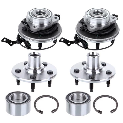4pc Wheel Hub Bearings Front Rear LH & RH For Ford Explorer Sport Trac 2007-2010 - Image 1 of 4