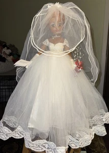 Madame Alexander 17” Wedding Wishes Bride Doll 2000 28455 (African American) - Picture 1 of 7