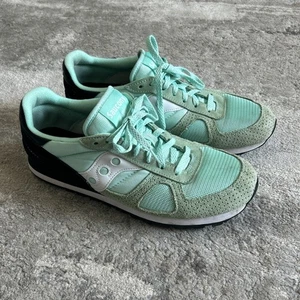 Saucony Shadow Shoes Mens 12 Low Top XT 600 Sneaker Mint Green White Black - Picture 1 of 10