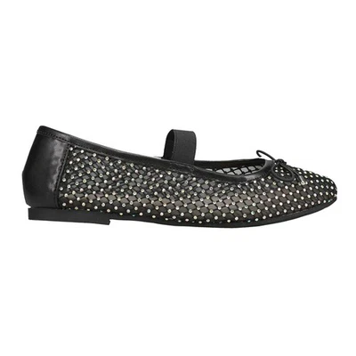 Sapatilhas MIA Unica Strass Mary Jane Feminina Preta Casual GS1491310-BLK - Imagem 1 de 4
