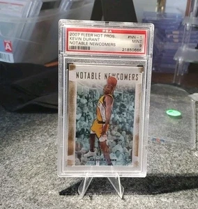 2007 FLEER HOT PROS. #NN-1 KEVIN DURANT PSA 9 MINT NOTABLE NEWCOMERS RC - Picture 1 of 2