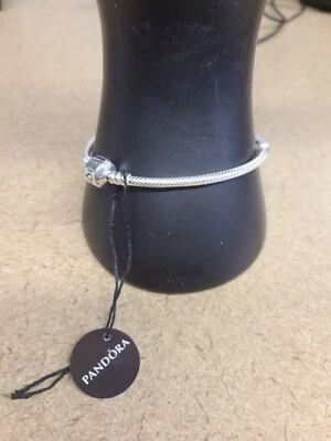 NEVER WORN! Pandora Moments Sterling Silver Charm Bracelet 7.5" - 590702HV-20 - Image 1 of 4