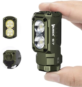 Mini torcia ricaricabile E7 1800 lumen con magnete super luminosa 6 modalità - Foto 1 di 8