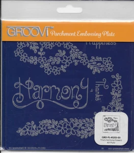 Clarity Groovi Pergamentteller A5 sq - TINA'S HARMONY FLOWERS - Bild 1 von 1