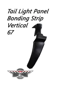 1967 -Corvette- Tail Light Panel Bonding Strip - Driver - Fiberglass - Black - Picture 1 of 2