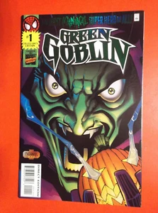Green Goblin # 1 - casi nuevo 9,2/9,4 - 1995 con tarjeta de inserción de exceso de potencia intacta - Imagen 1 de 2