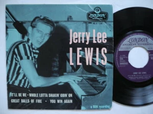 JERRY LEE LEWIS It'll Be Me / Great Balls Of Fire + 2 EP 45 7" 1958 UK VG+/EX- - Picture 1 of 2