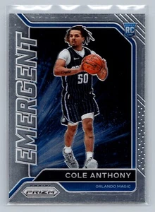 2020 Panini Prizm #21 Cole Anthony Emergent Orlando Magic - Picture 1 of 2