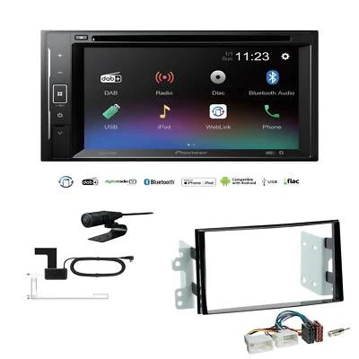 Pioneer Autoradio Bluetooth DAB USB DVD für KIA Carens III Facelift 2011-2013 - Bild 1 von 4