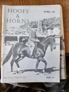 Hoofs and Horns Magazine October 1965 Fair to good condition - Picture 1 of 2