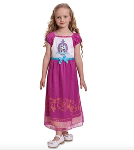 Ever After Girls Purple Pajama Or Gown Costume - Picture 1 of 1