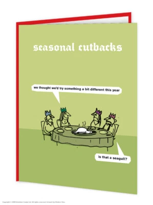 BRAINBOX CANDY / MODERN TOSS Modern Toss Christmas Cards Funny Hilarious Humour Cheeky Amusing Cartoon Comedy