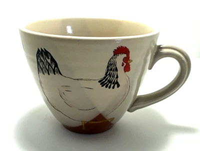 Robert Gordon Emogen Clark Chickens Pottery Coffee Mug 450mls - image 1 of 4