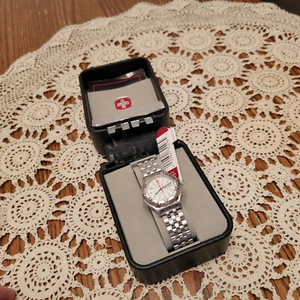 NWT Wenger Swiss Military & S.M.T. Design Wrist Watch NEW - Picture 1 of 3