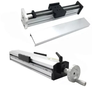 Dustproof Manual Linear Slide table Transport platform,40mm width,88.18lbs Load - Picture 1 of 13
