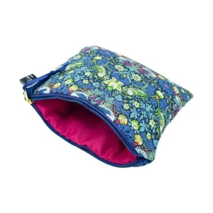 Liberty of London Tana Lawn Zipped Padded Travel Pouch, Strawberry Thief BNWT - Picture 1 of 2