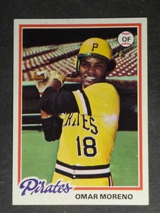 1978 Topps Omar Moreno #283 Pirates 003 NM/MT or Better