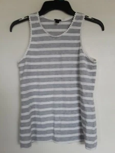 NWOT J Crew Tank Top Striped Scoop Neck  Sleeveless Sz XS - Picture 1 of 3
