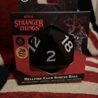 Stranger Things Stress Ball Hellfire Official Brand New Paladone 20 Sided Dice